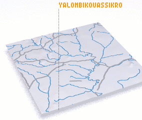 3d view of Yalombi-Kouassikro