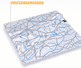 3d view of Viñegra de Moraña