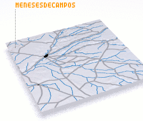 3d view of Meneses de Campos