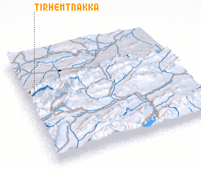 3d view of Tirhemt nʼ Akka