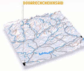 3d view of Douar ech Cheïkh Saïd