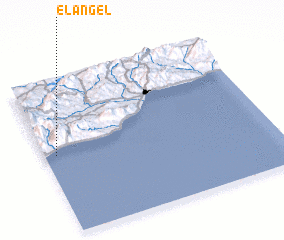 3d view of El Ángel