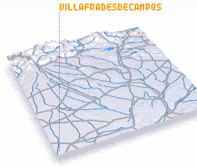 3d view of Villafrades de Campos