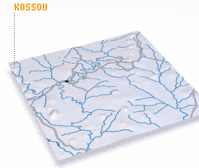 3d view of Kossou