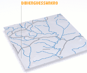 3d view of Dibié-Nguessankro