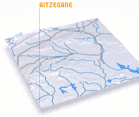 3d view of Aït Zegane