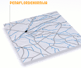 3d view of Peñaflor de Hornija