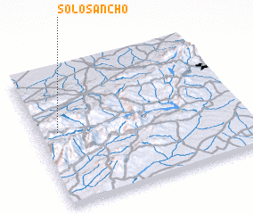 3d view of Solosancho