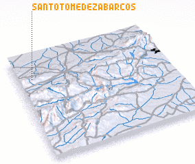 3d view of Santo Tomé de Zabarcos