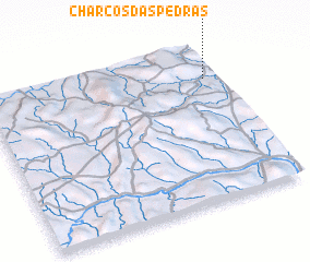 3d view of Charcos das Pedras