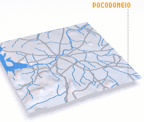 3d view of Poço do Meio