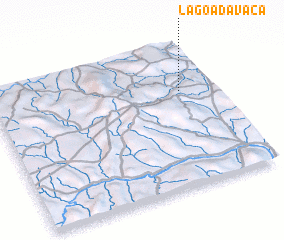 3d view of Lagoa da Vaca