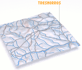 3d view of Três Morros