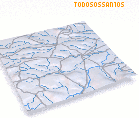 3d view of Todos-os-Santos