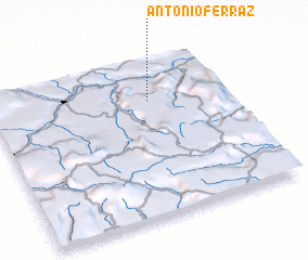 3d view of Antônio Ferraz