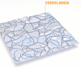 3d view of Serrolândia