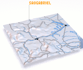 3d view of São Gabriel