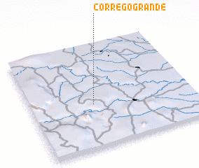 3d view of Córrego Grande