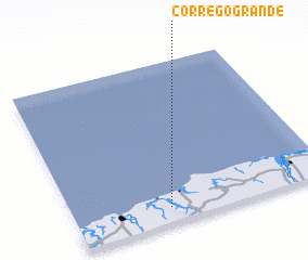 3d view of Córrego Grande