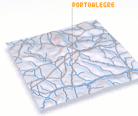 3d view of Pôrto Alegre