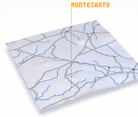 3d view of Monte Santo