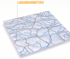 3d view of Lagoa do Martins