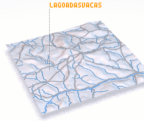 3d view of Lagoa das Vacas