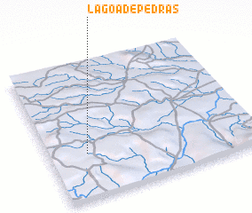 3d view of Lagoa de Pedras