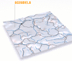 3d view of Água Bela