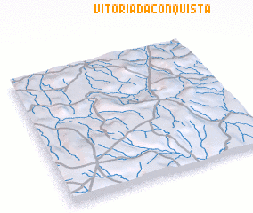 3d view of Vitória da Conquista