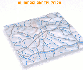 3d view of Ôlho dʼÁgua do Cruzeiro