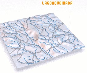 3d view of Lagoa Queimada