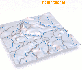 3d view of Baixo Guandu