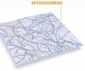 3d view of Antônio Sampaio