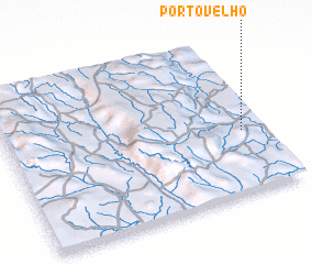 3d view of Pôrto Velho