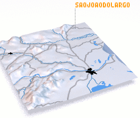 3d view of São João do Largo