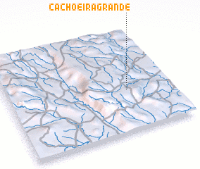 3d view of Cachoeira Grande