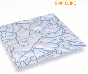 3d view of São Felipe