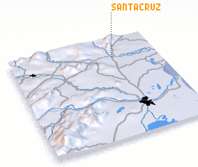 3d view of Santa Cruz