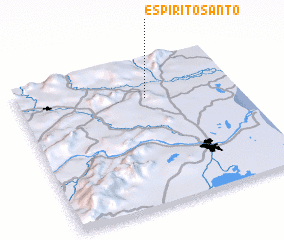 3d view of Espírito Santo