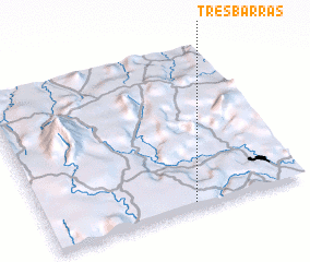 3d view of Três Barras