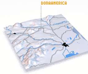 3d view of Dona América