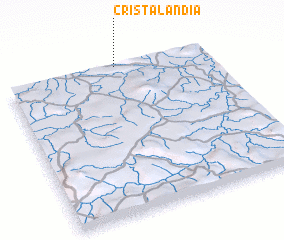 3d view of Cristalândia