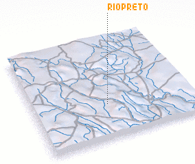 3d view of Rio Prêto