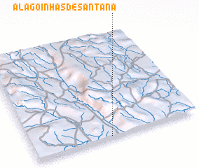 3d view of Alagoinhas de Santana