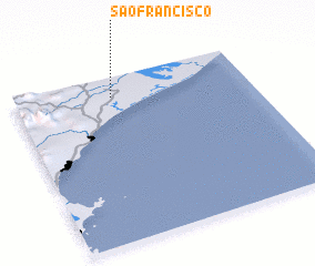 3d view of São Francisco