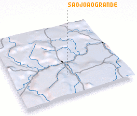 3d view of São João Grande