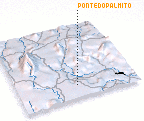 3d view of Ponte do Palmito