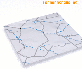 3d view of Lagoa dos Cavalos