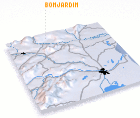 3d view of Bom Jardim